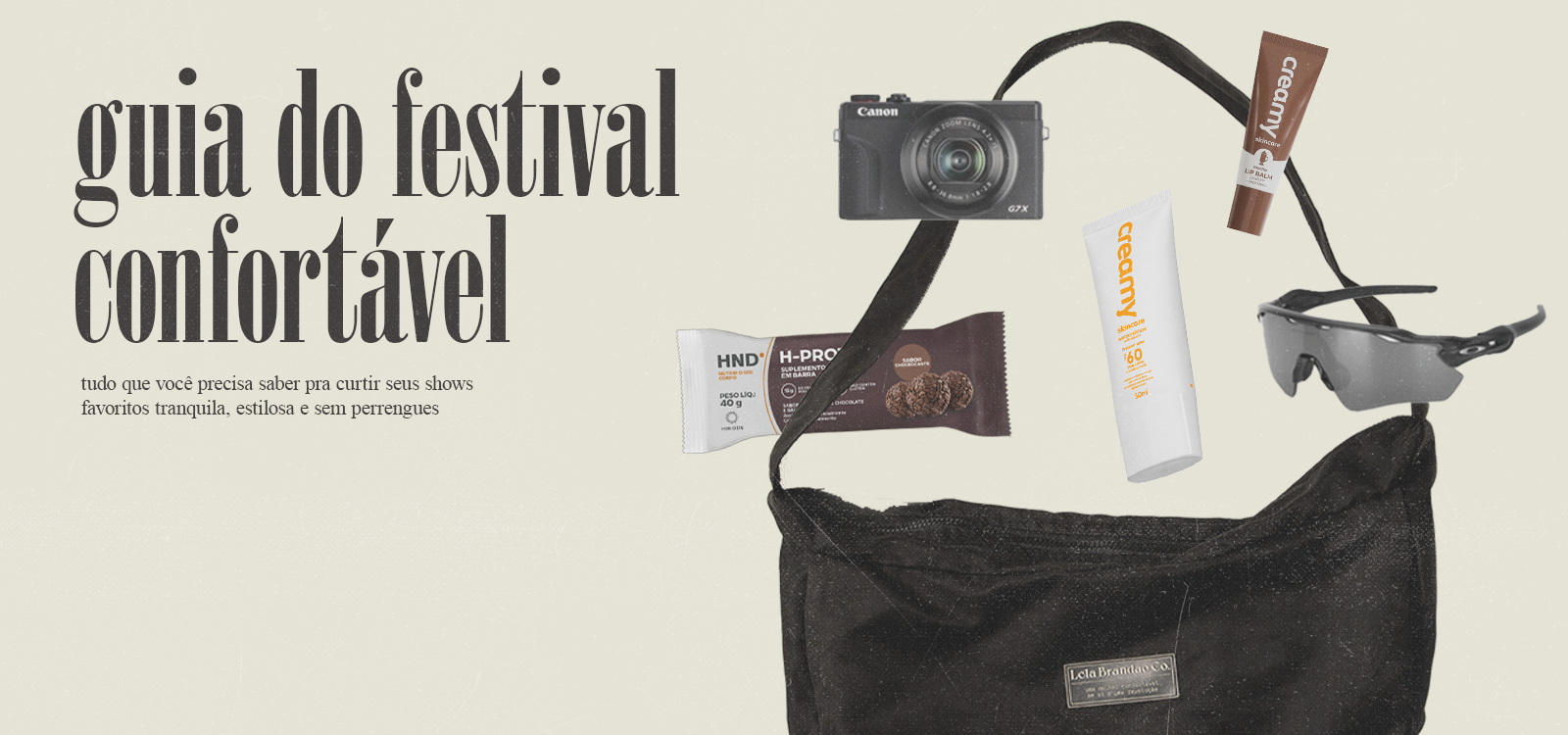 guia para um festival confortável