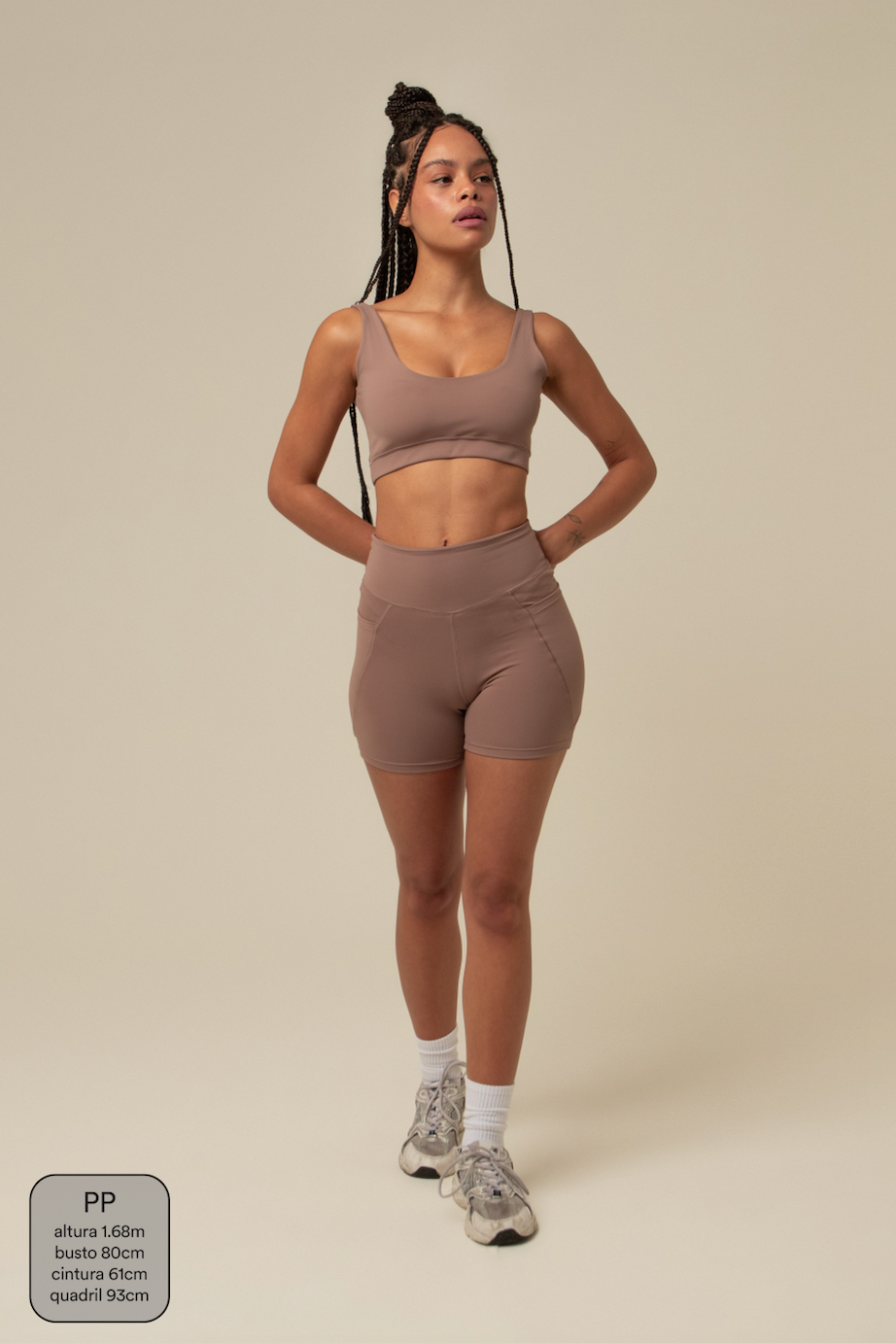 short compress gym babe | short fitness com bolsos
