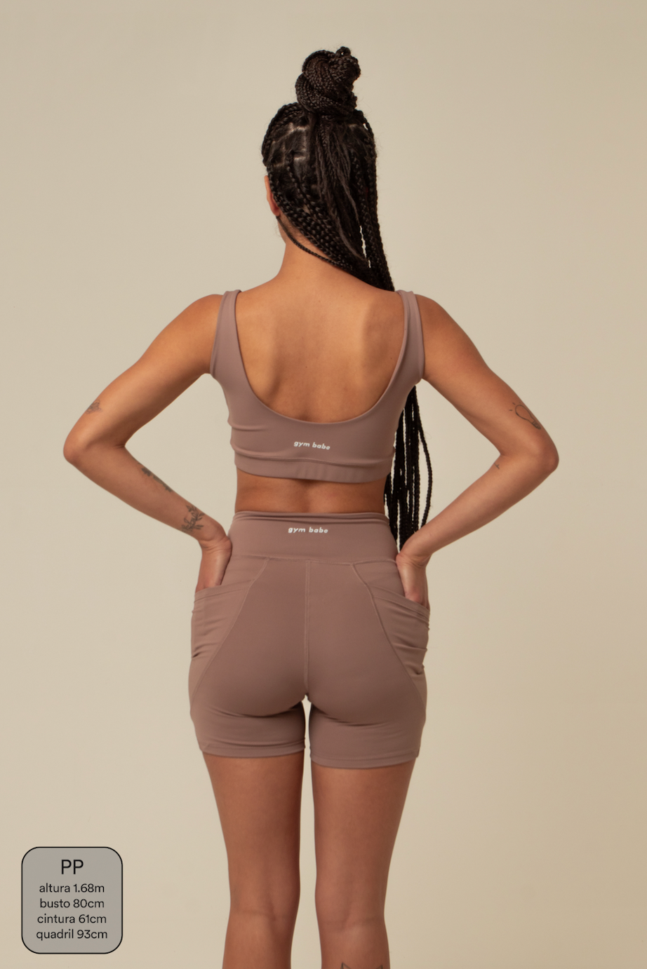 short compress gym babe | short fitness com bolsos