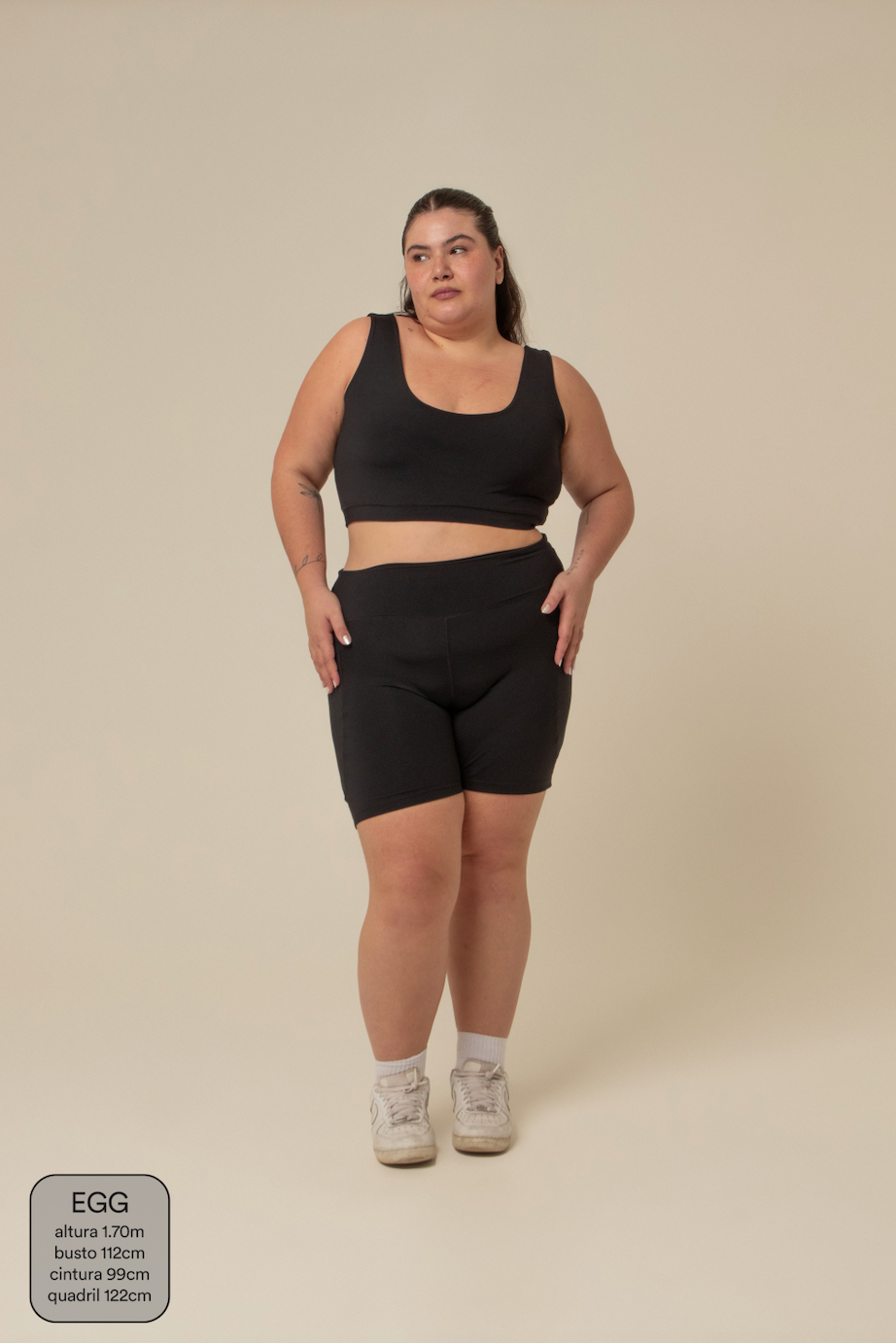 short compress gym babe | short fitness com bolsos