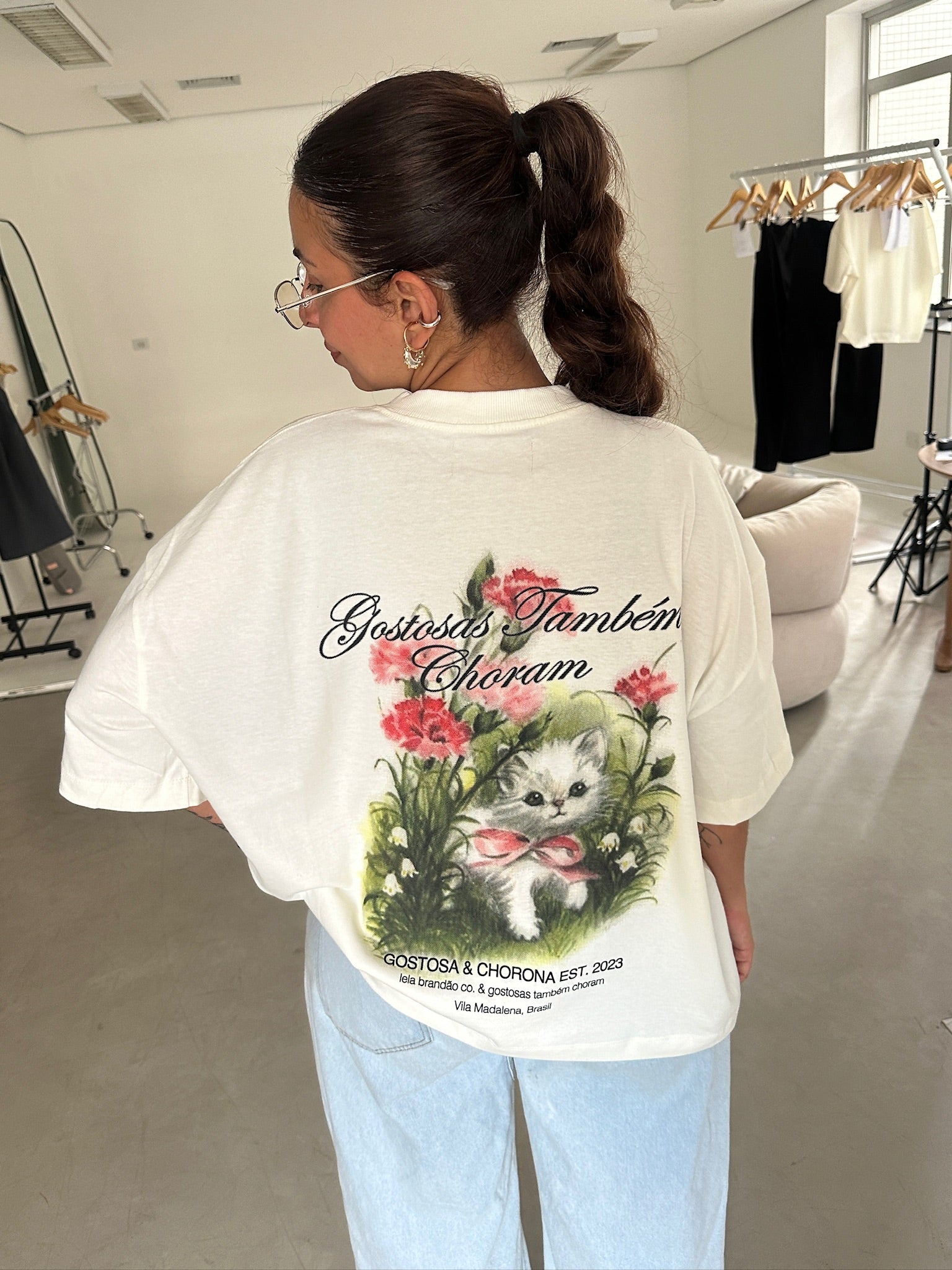 camisetão gostosas também choram gatinho