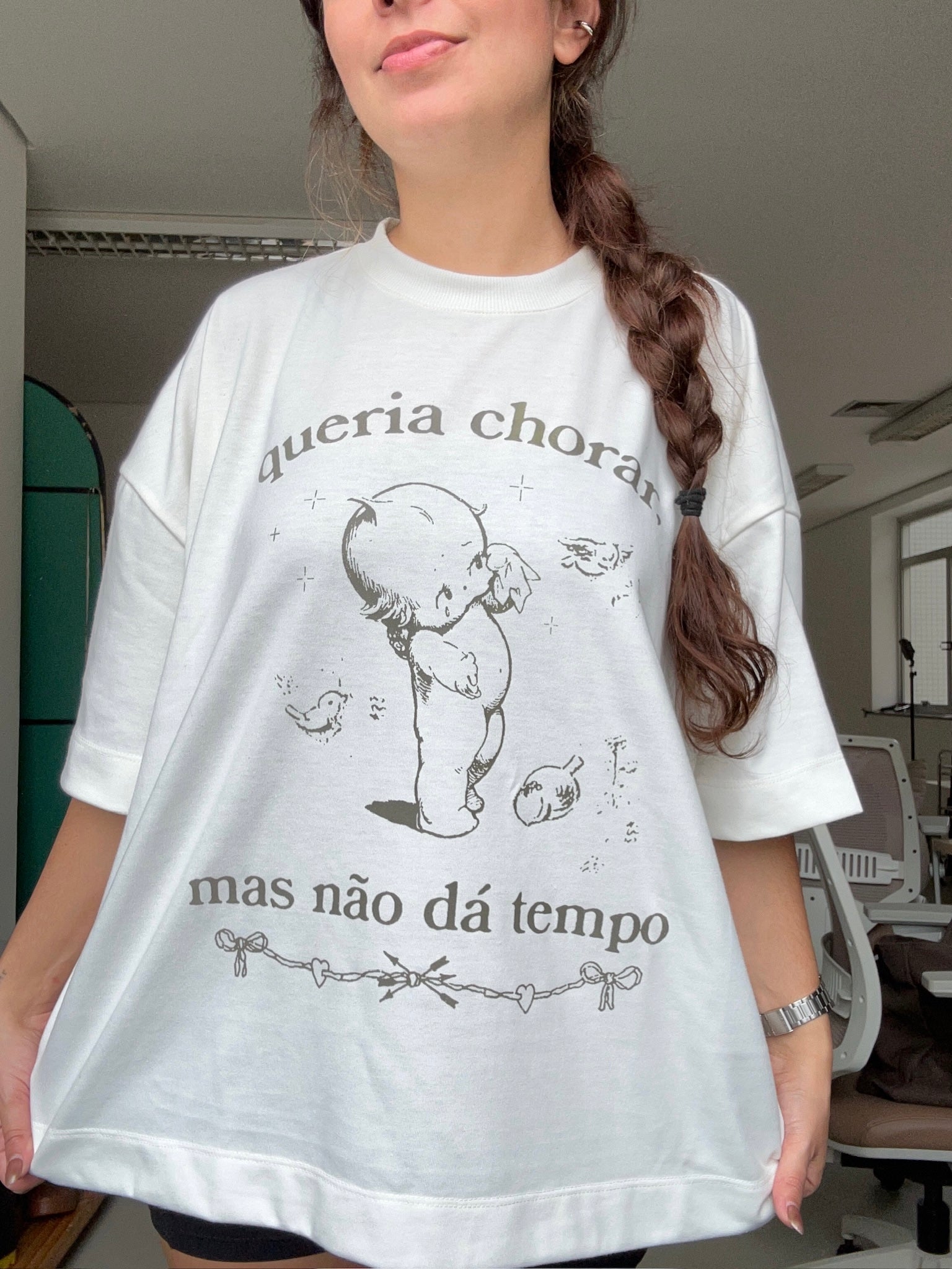 camisetão queria chorar