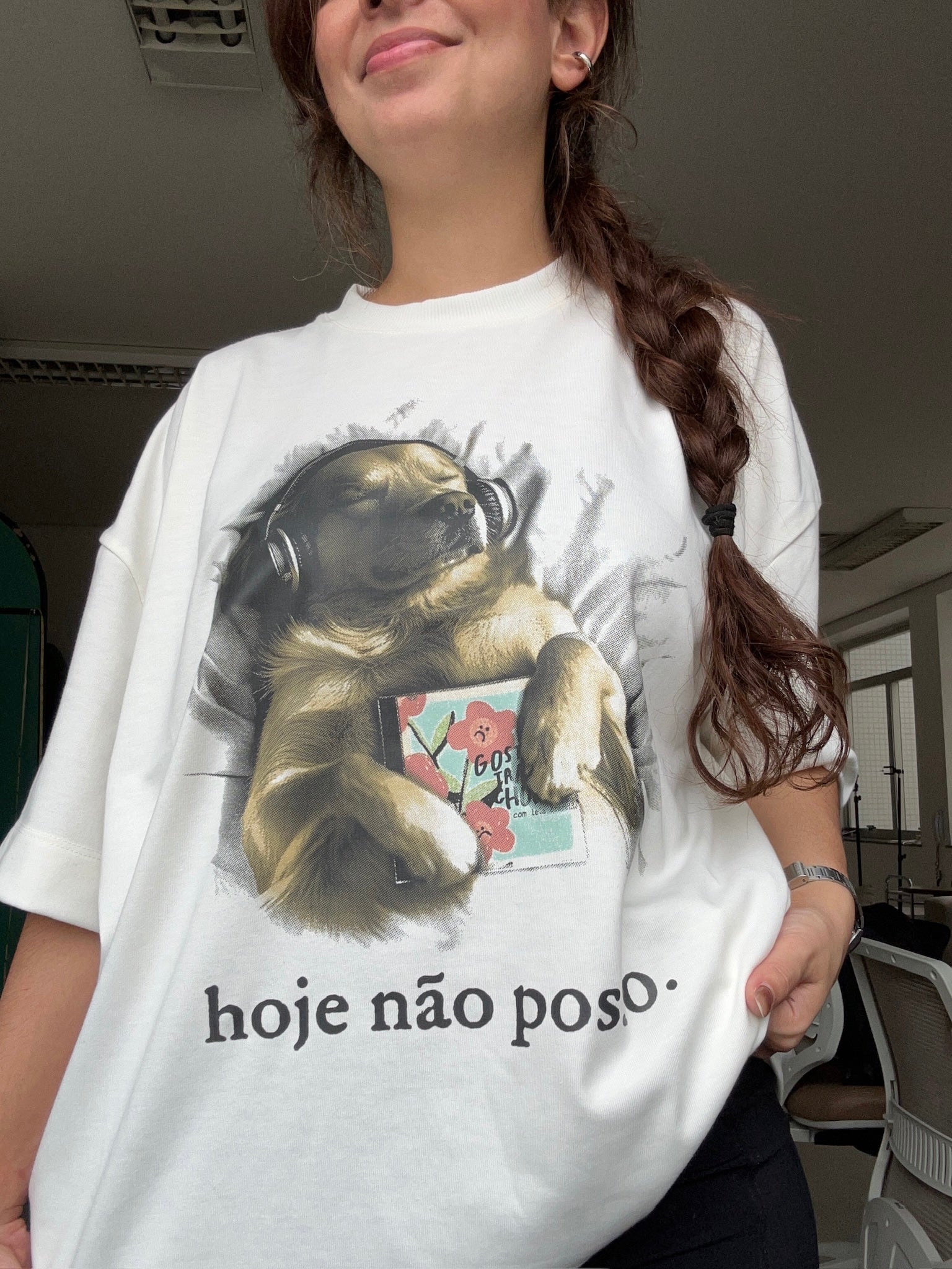 camisetão hoje não posso