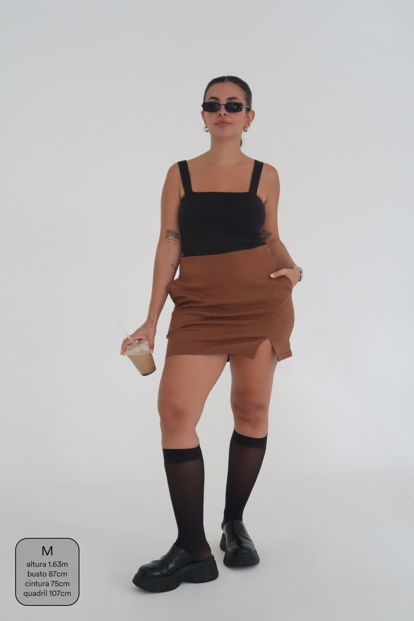 mini short saia brava clássico