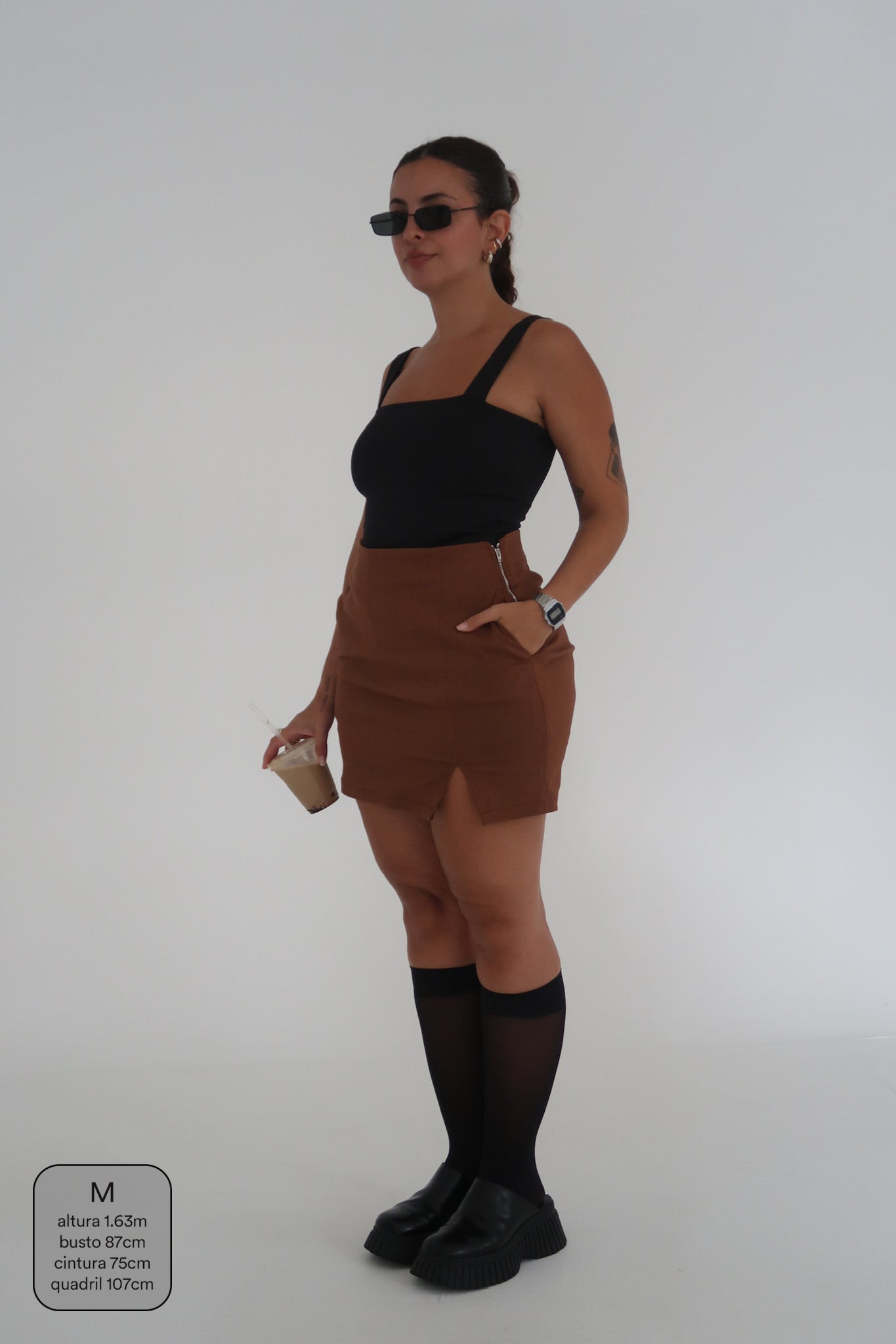 mini short saia brava clássico
