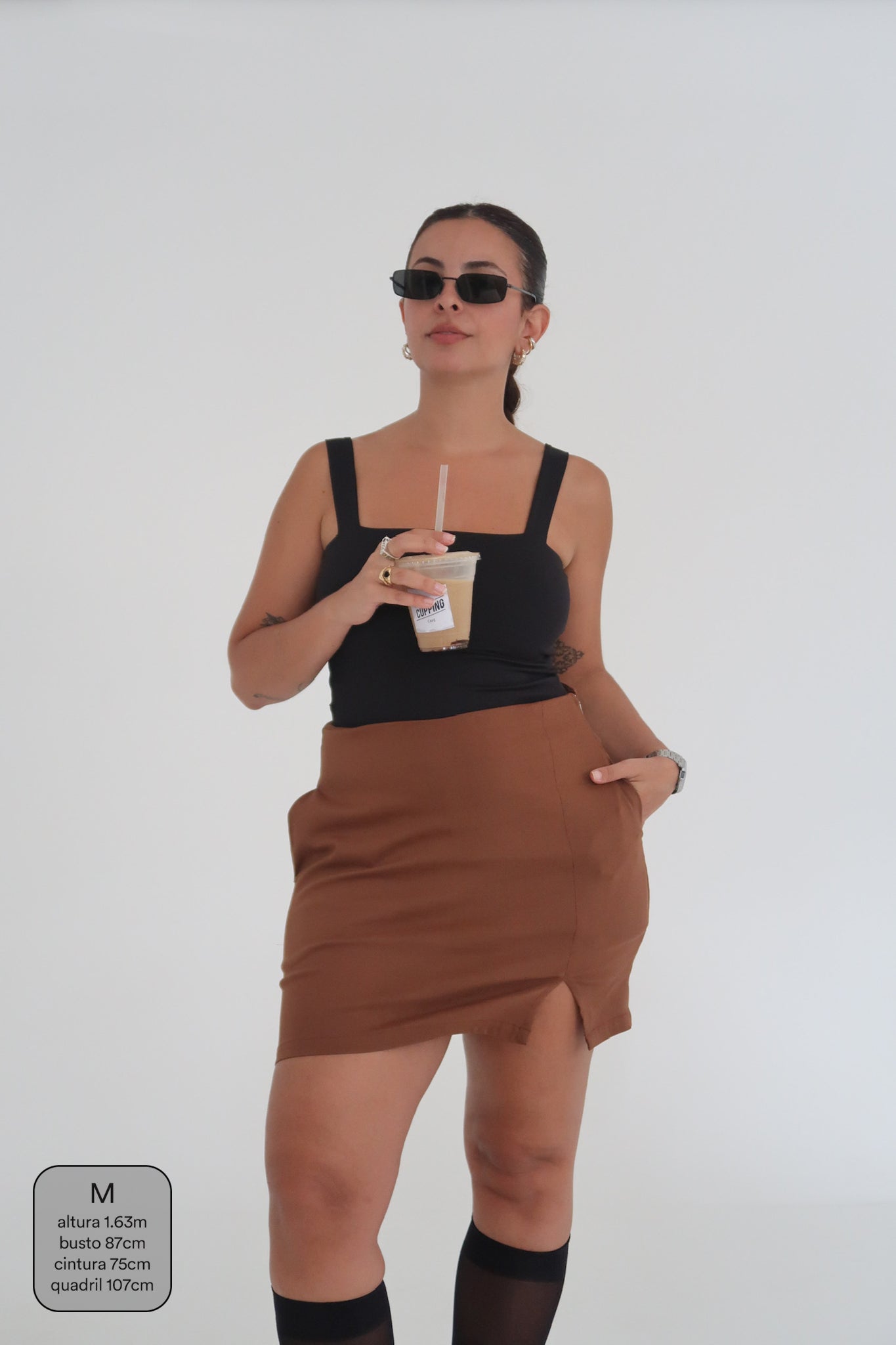 mini short saia brava clássico