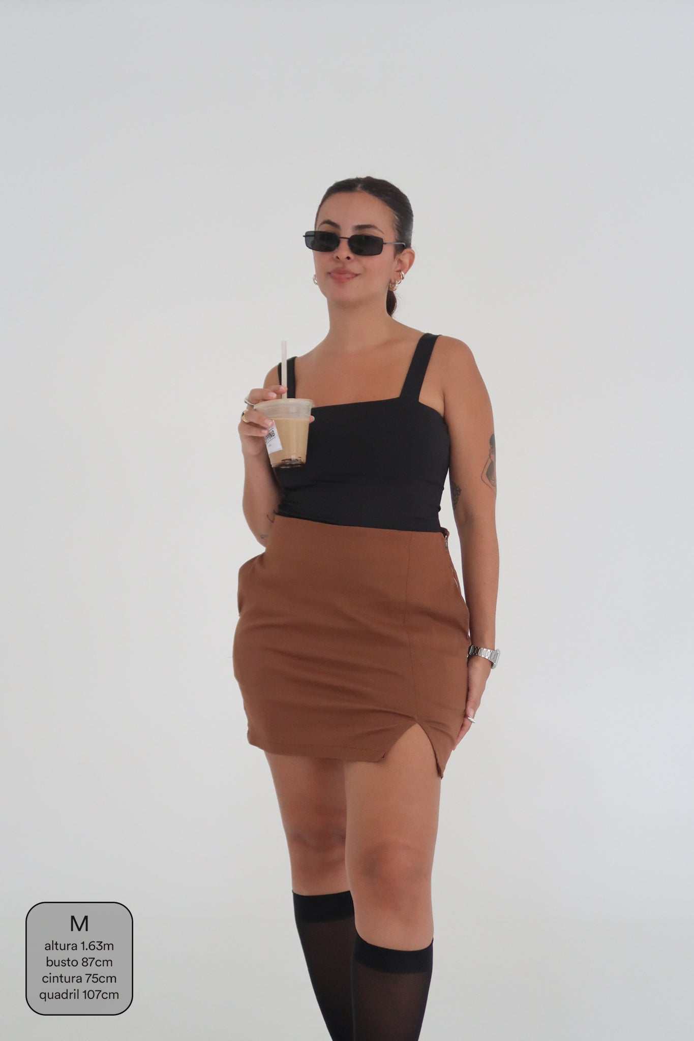 mini short saia brava clássico