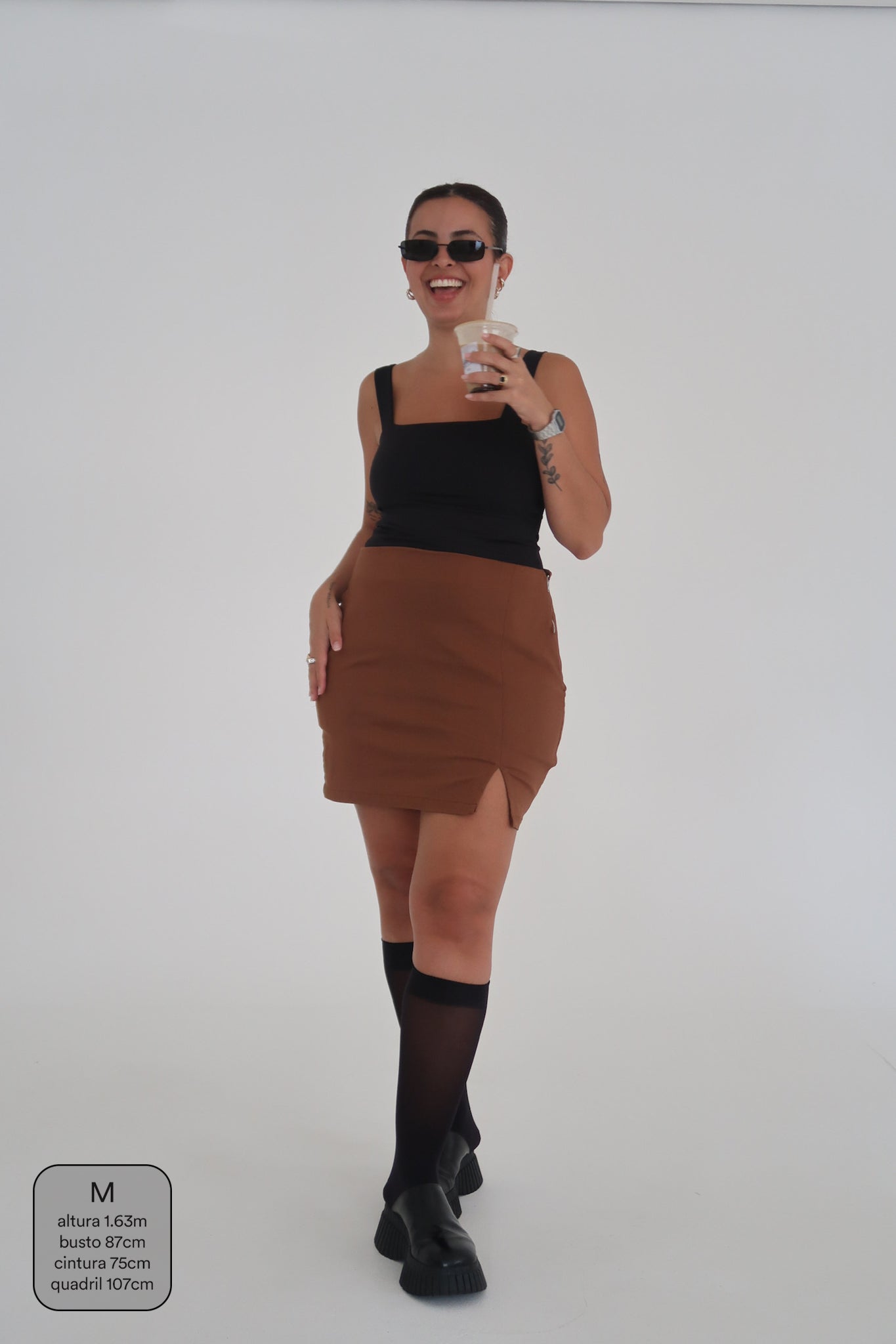 mini short saia brava clássico