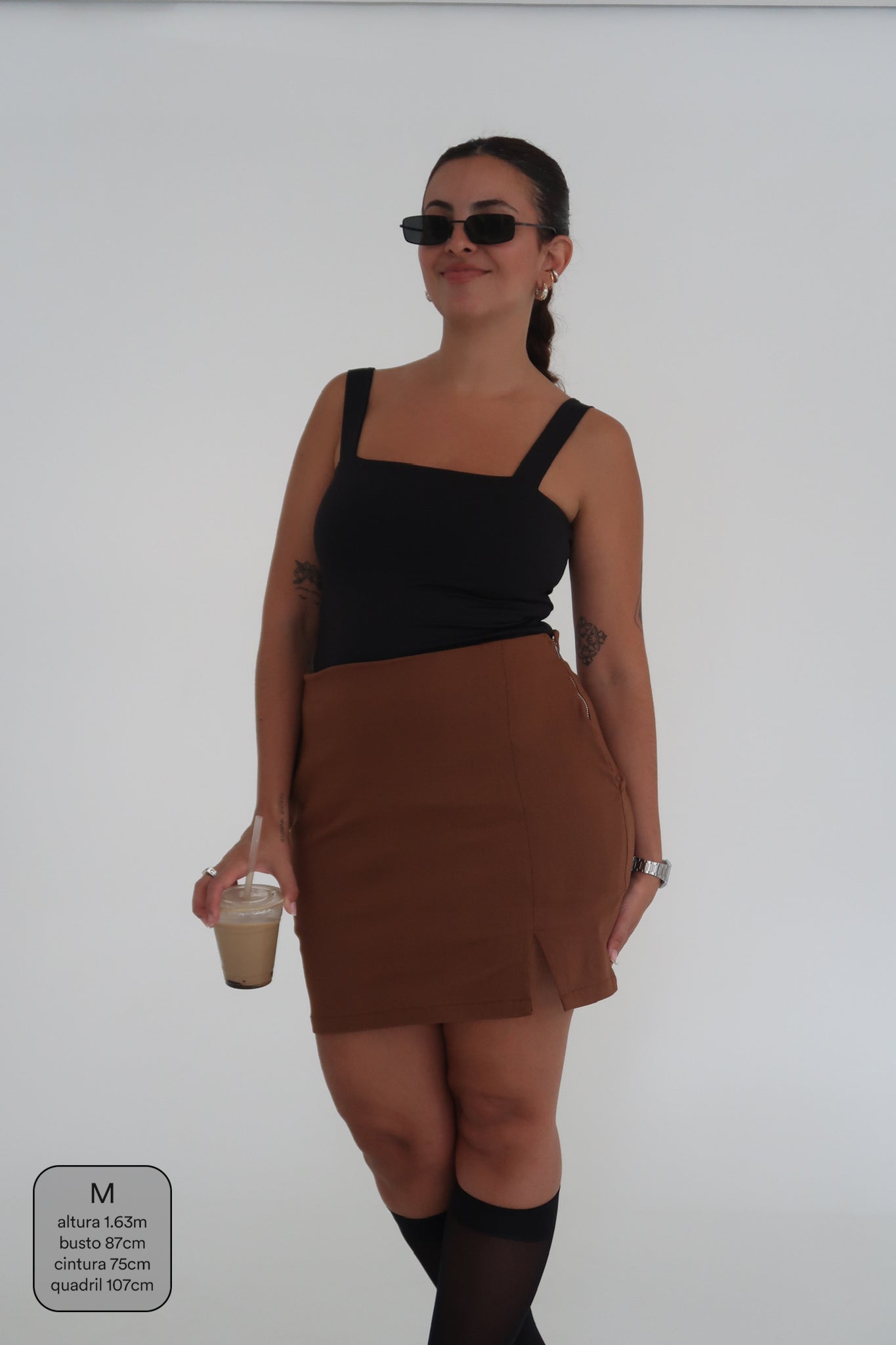 mini short saia brava clássico