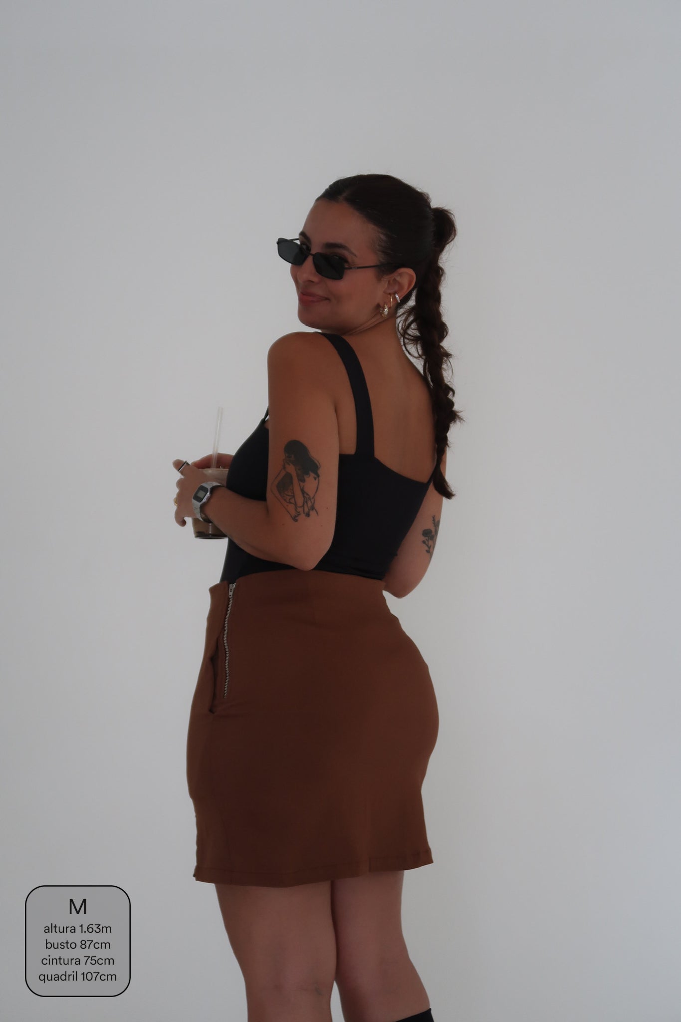 mini short saia brava clássico
