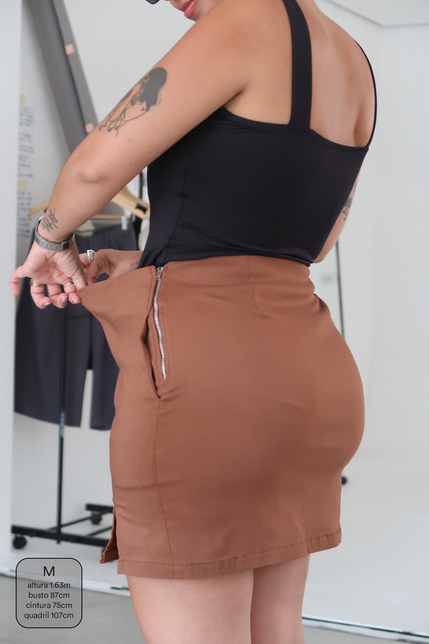 mini short saia brava clássico