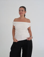 blusa ombro a ombro clássica