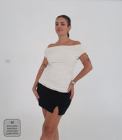 blusa ombro a ombro clássica