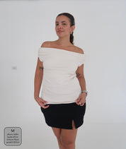 blusa ombro a ombro clássica
