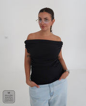 blusa ombro a ombro clássica