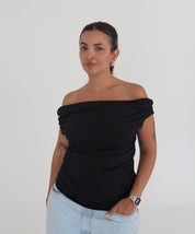 blusa ombro a ombro clássica