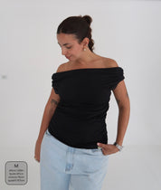 blusa ombro a ombro clássica