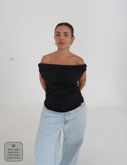 blusa ombro a ombro clássica