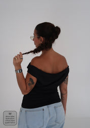 blusa ombro a ombro clássica