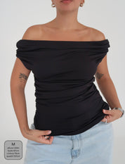 blusa ombro a ombro clássica