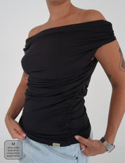 blusa ombro a ombro clássica