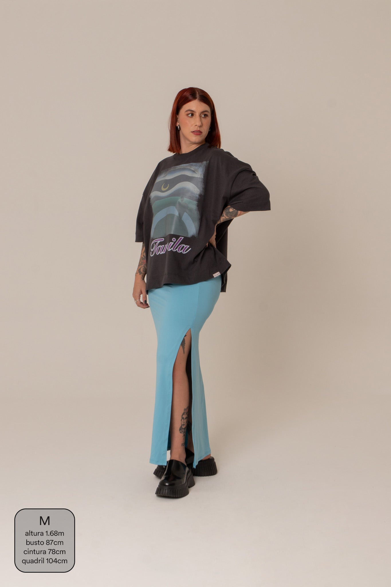 camisetão lua collab. tarsila do amaral