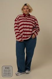 polo listrada oversized manga longa luv