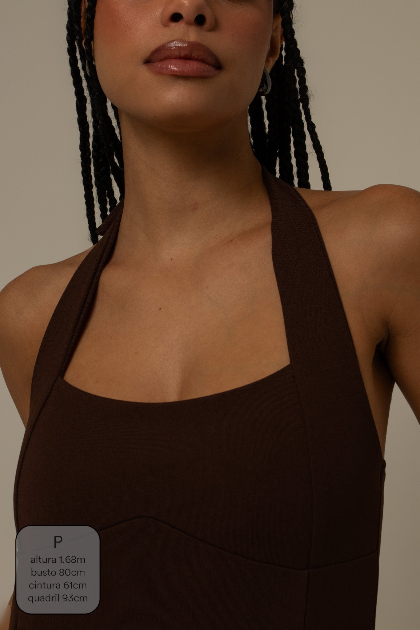 regata push up | blusa com amarração no pescoço