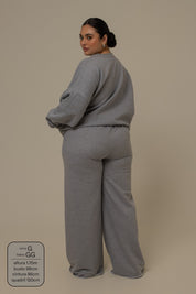 calça de moletom cozy wide