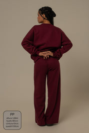 calça de moletom cozy wide