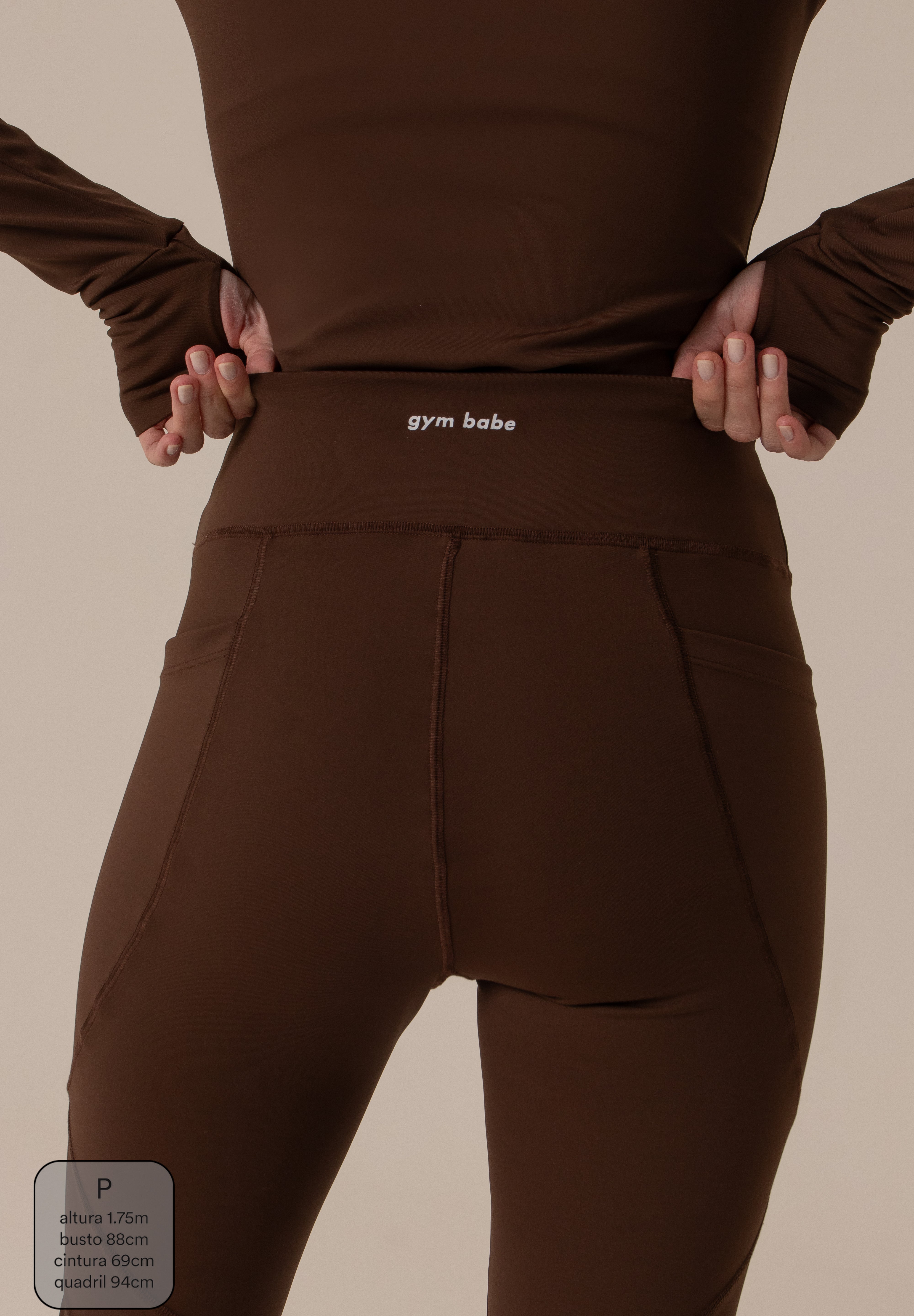 legging compress gym babe | legging fitness com bolsos