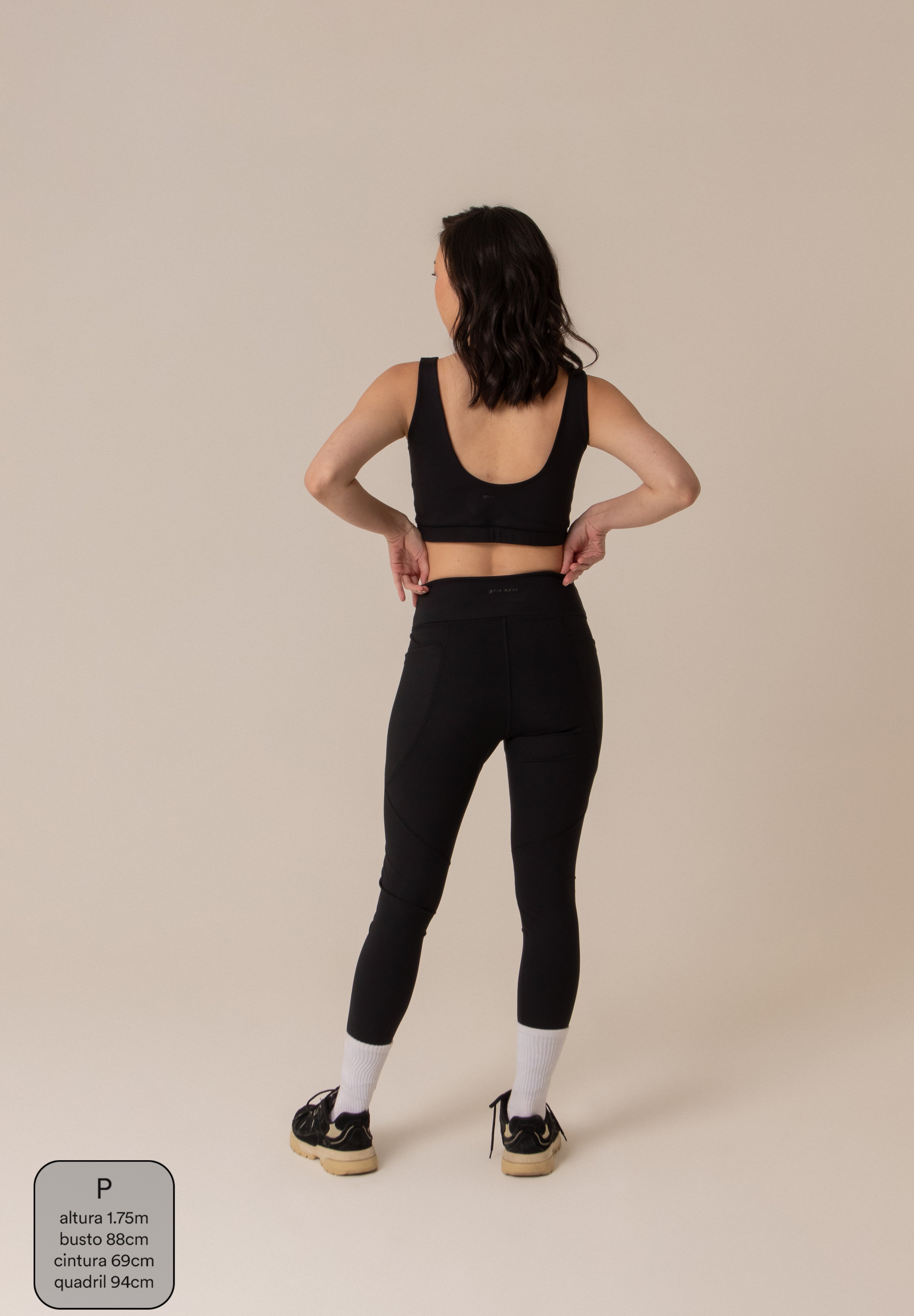 legging compress gym babe | legging fitness com bolsos
