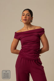 blusa ombro a ombro clássica