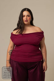 blusa ombro a ombro clássica