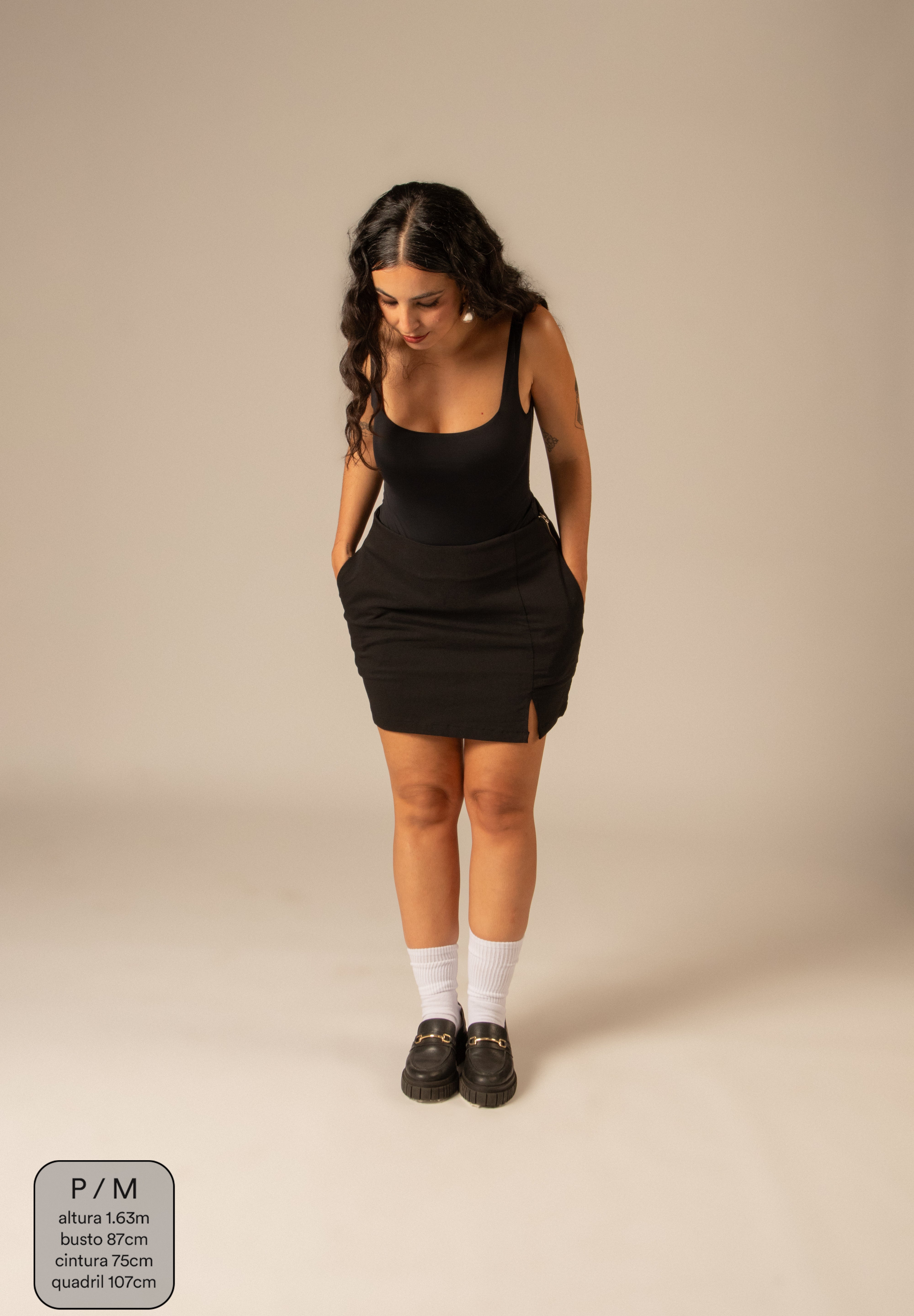 mini short saia brava clássico