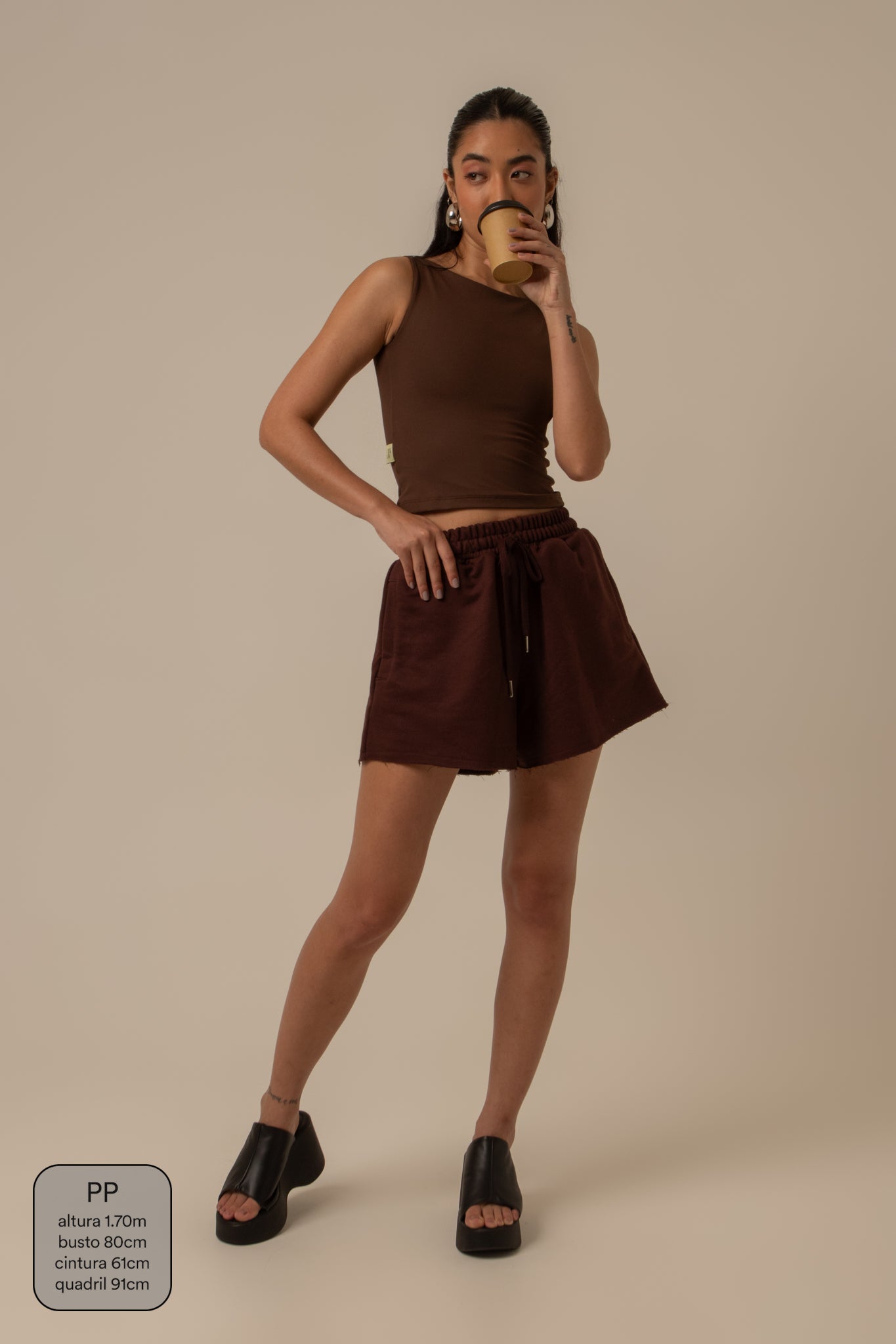 short de moletom clássico