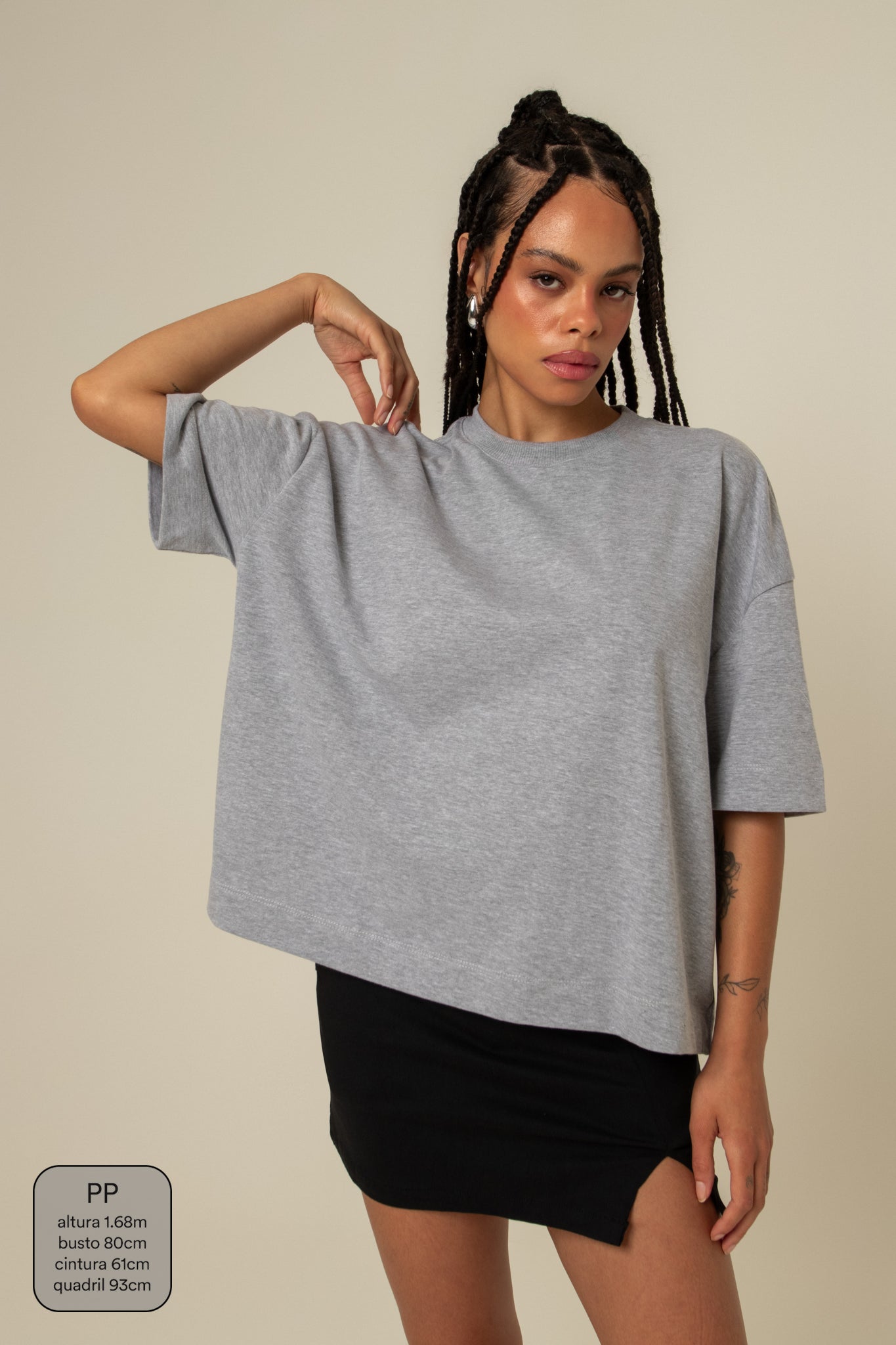 seu camisetão preferido | camiseta oversized básica
