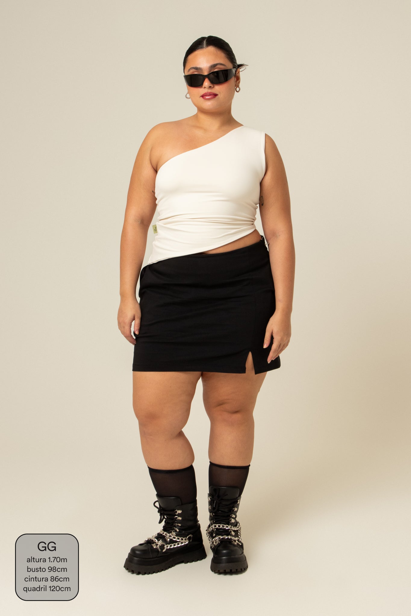 mini short saia brava clássico