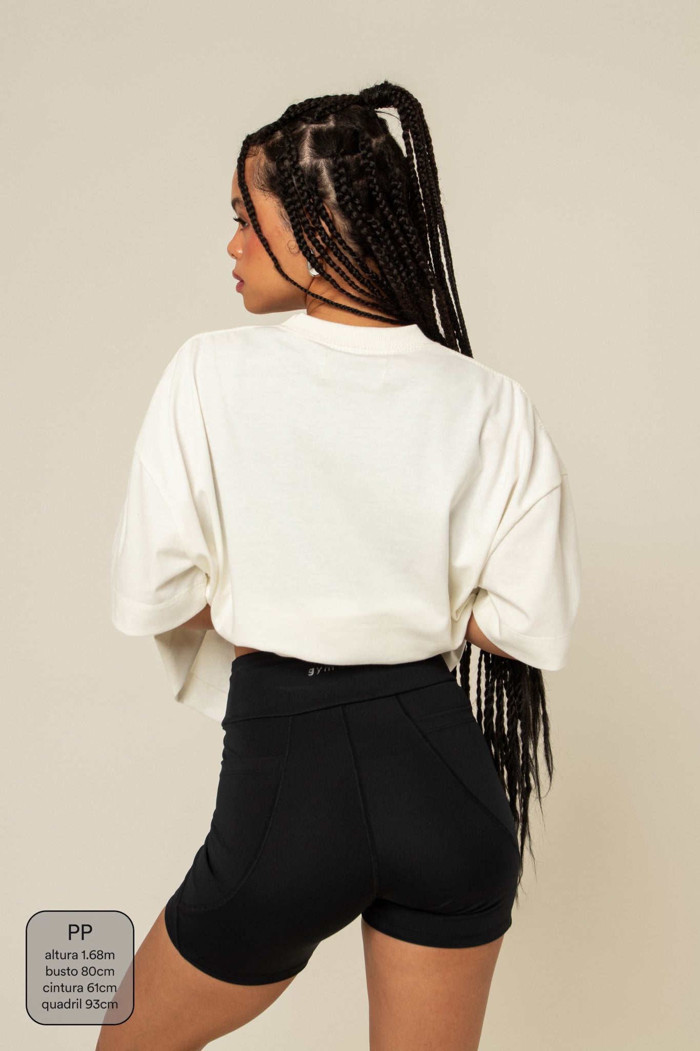 short compress gym babe | short fitness com bolsos