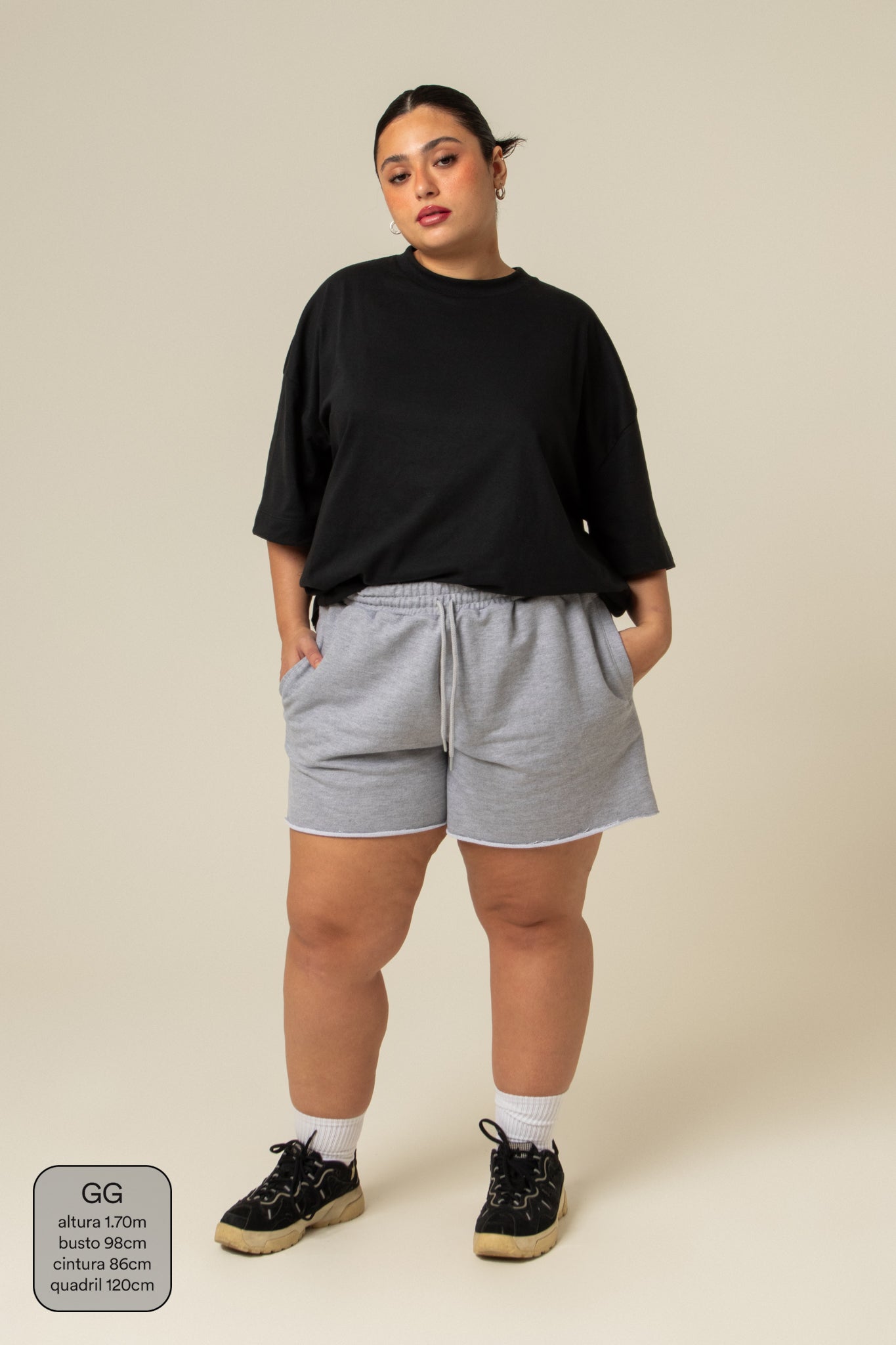 short de moletom clássico
