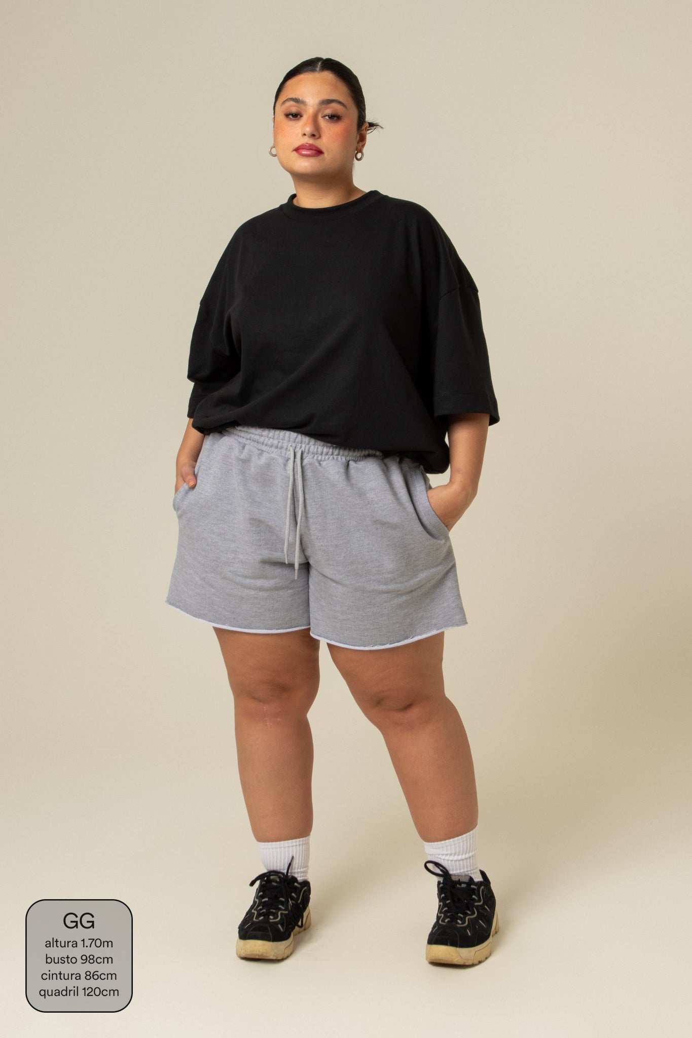 short de moletom clássico