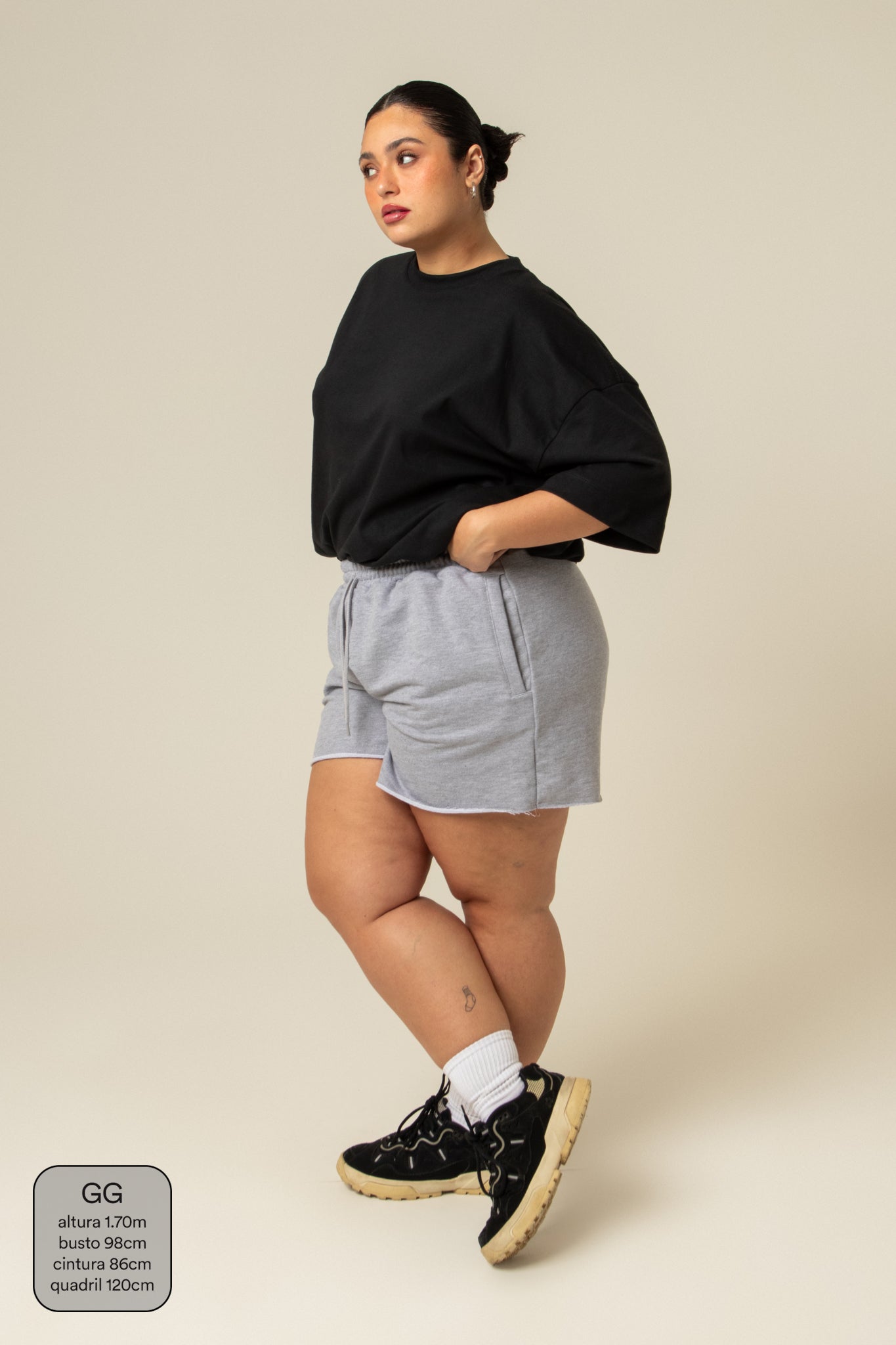 short de moletom clássico