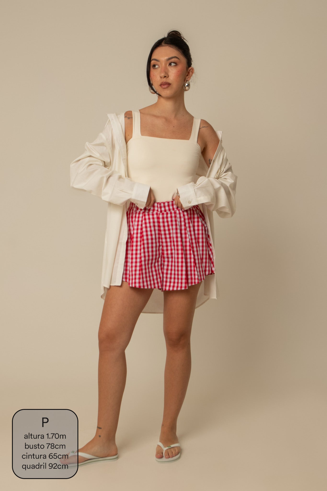 short guapa | short soltinho com pregas