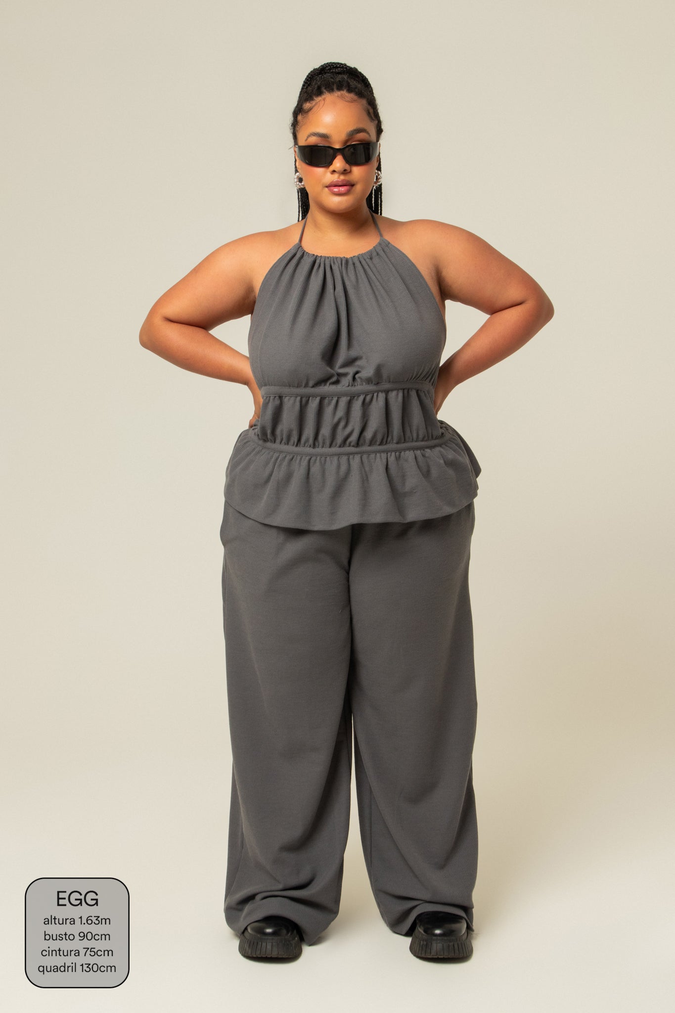blusa comfy | top costas abertas ajustável