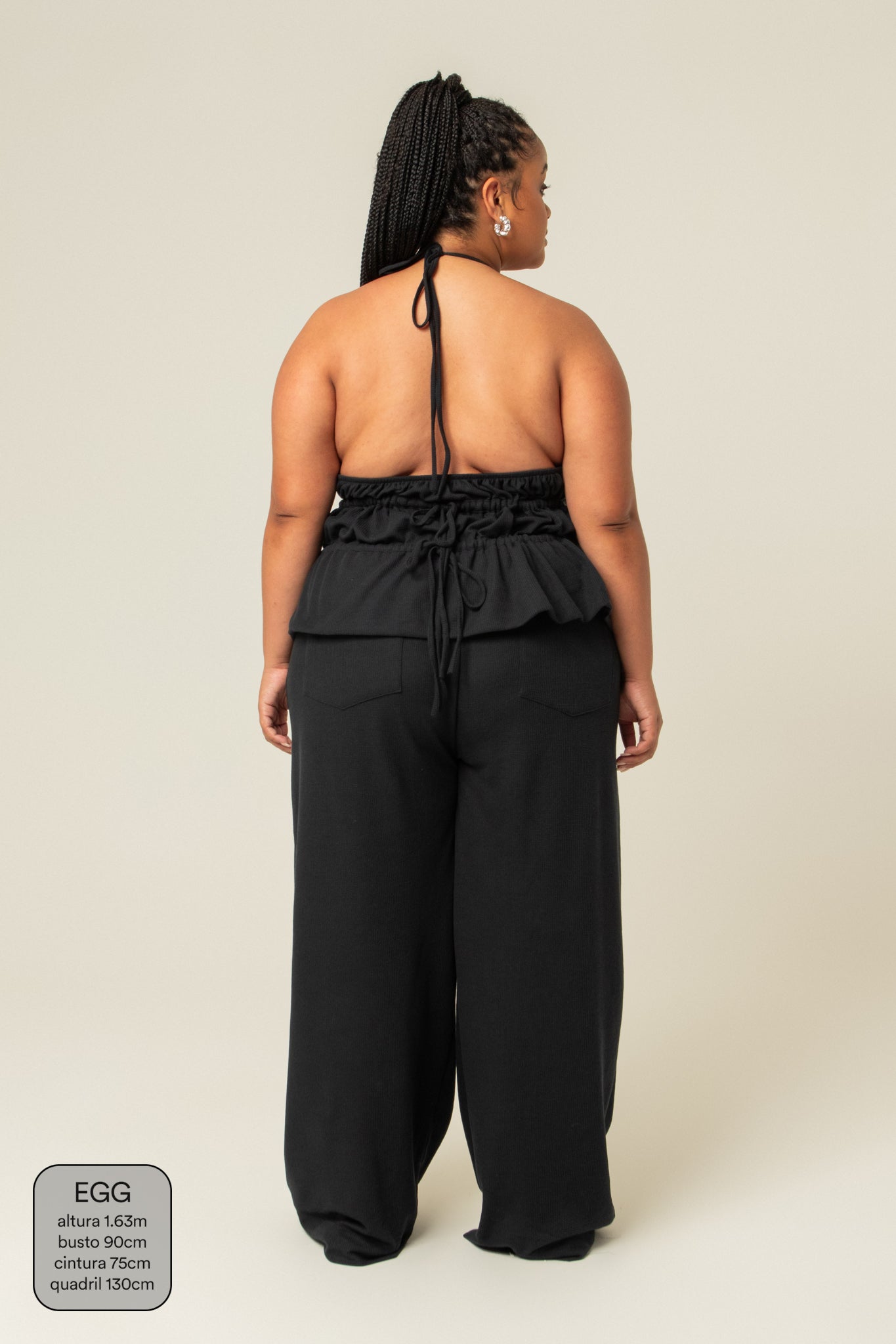 blusa comfy | top costas abertas ajustável