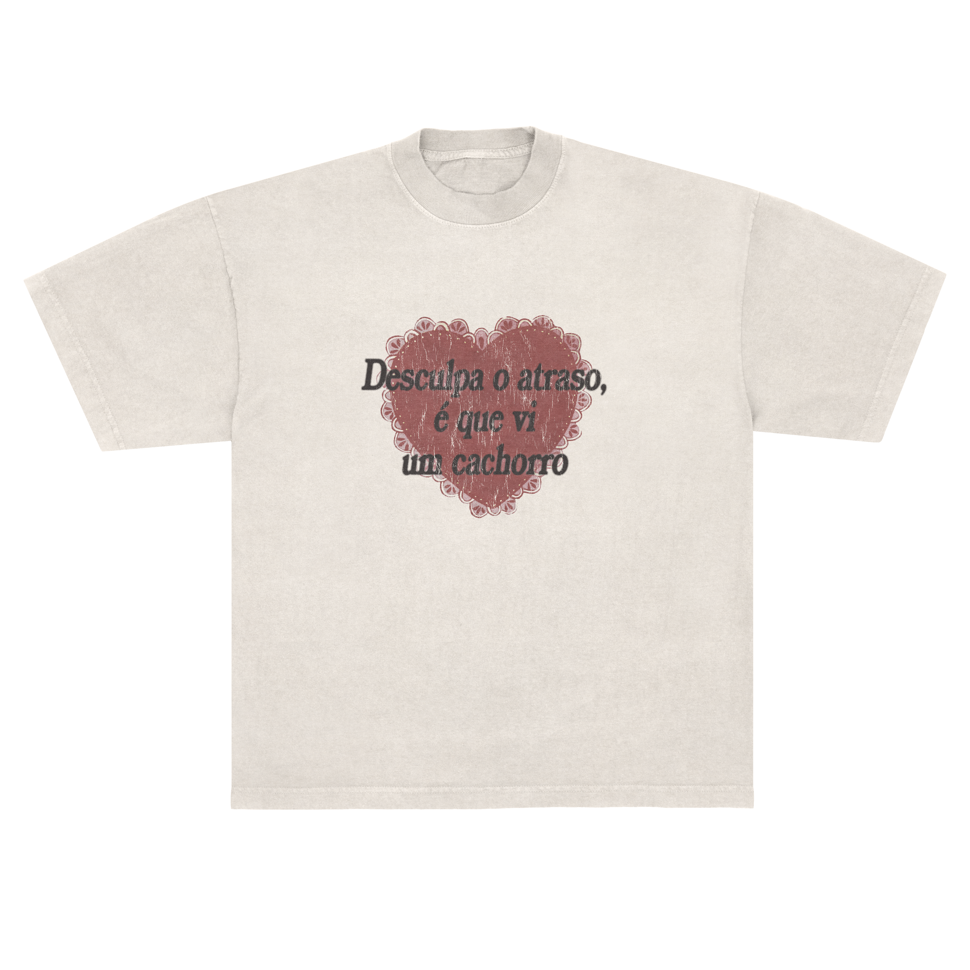 camisetão desculpa o atraso