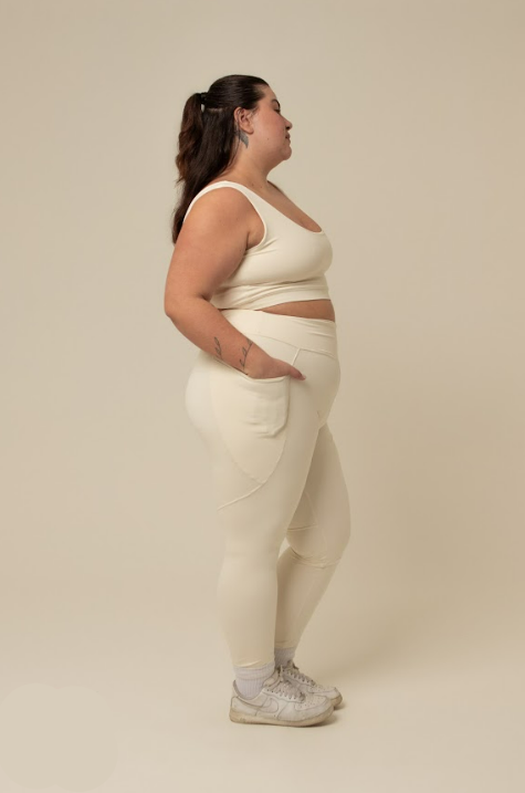 legging compress gym babe | legging fitness com bolsos