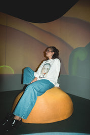camiseta manga longa brasileira collab tarsila do amaral