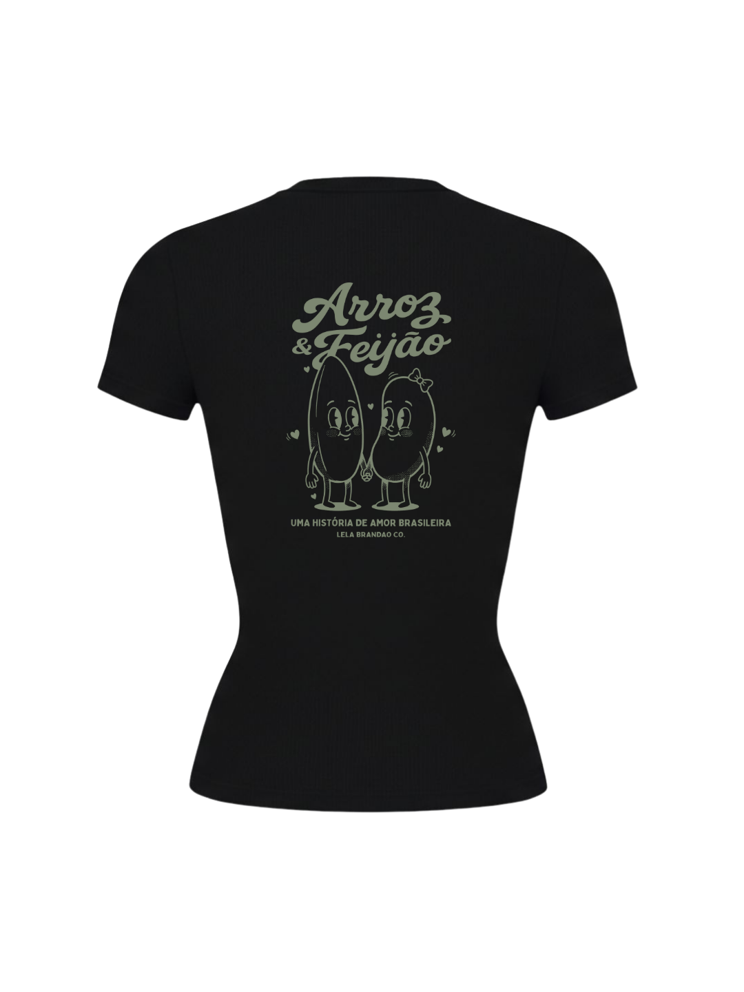 baby tee arroz & feijão