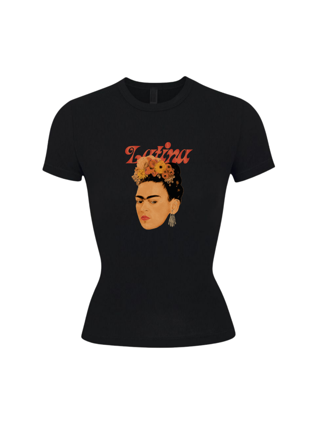 baby tee latina collab frida & lela